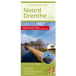 Fietskaart van Noord Drenthe