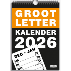 GROOTLETTER WEEKKALENDER...