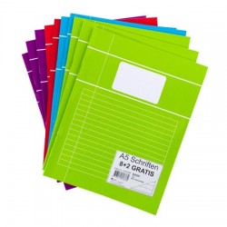 Pak à 10 schriften A5 lijn...